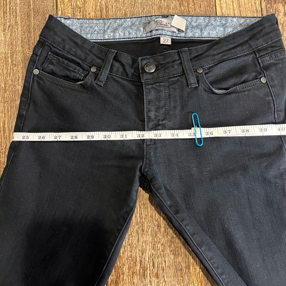 Paige lowrise flare laurel canyon black jeans - Picture 8 of 14